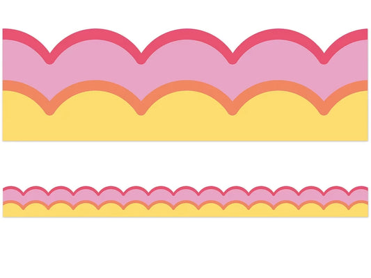 Retro Remix Warm Waves Scalloped Border - US 3957
