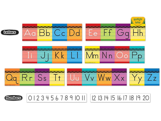 Crayola Traditional Manuscript Bulletin Board Set - US 2656