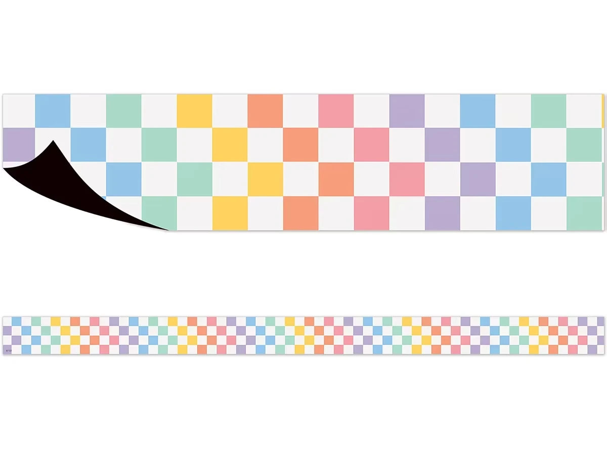 Cool for School Checkered Border - US 9503