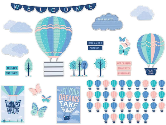 Calm & Cool Welcome Bulletin Board Set - US 2876