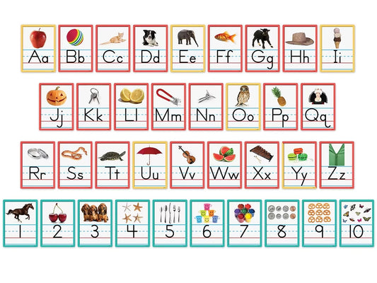 Alphabet and Number Bulletin Board Set - US 5191
