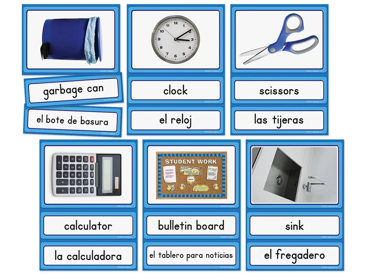 Spanish and English Classroom Labels - US 2147