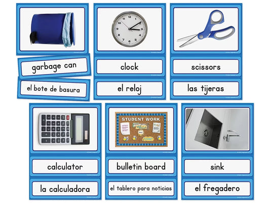 Spanish and English Classroom Labels - US 2147