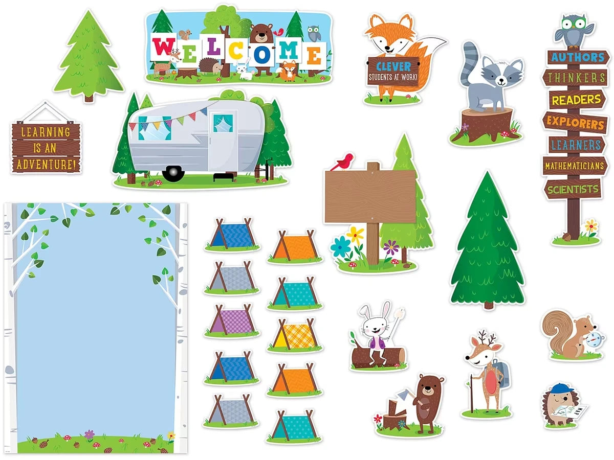 Woodland Friends Welcome Bulletin Board Set - US 6954