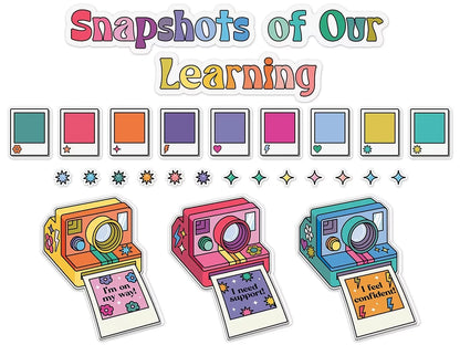 Retro Remix Snapshots of Our Learning Bulletin Board Set - US 8503