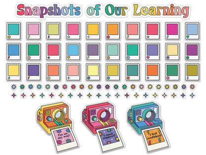 Retro Remix Snapshots of Our Learning Bulletin Board Set - US 8503