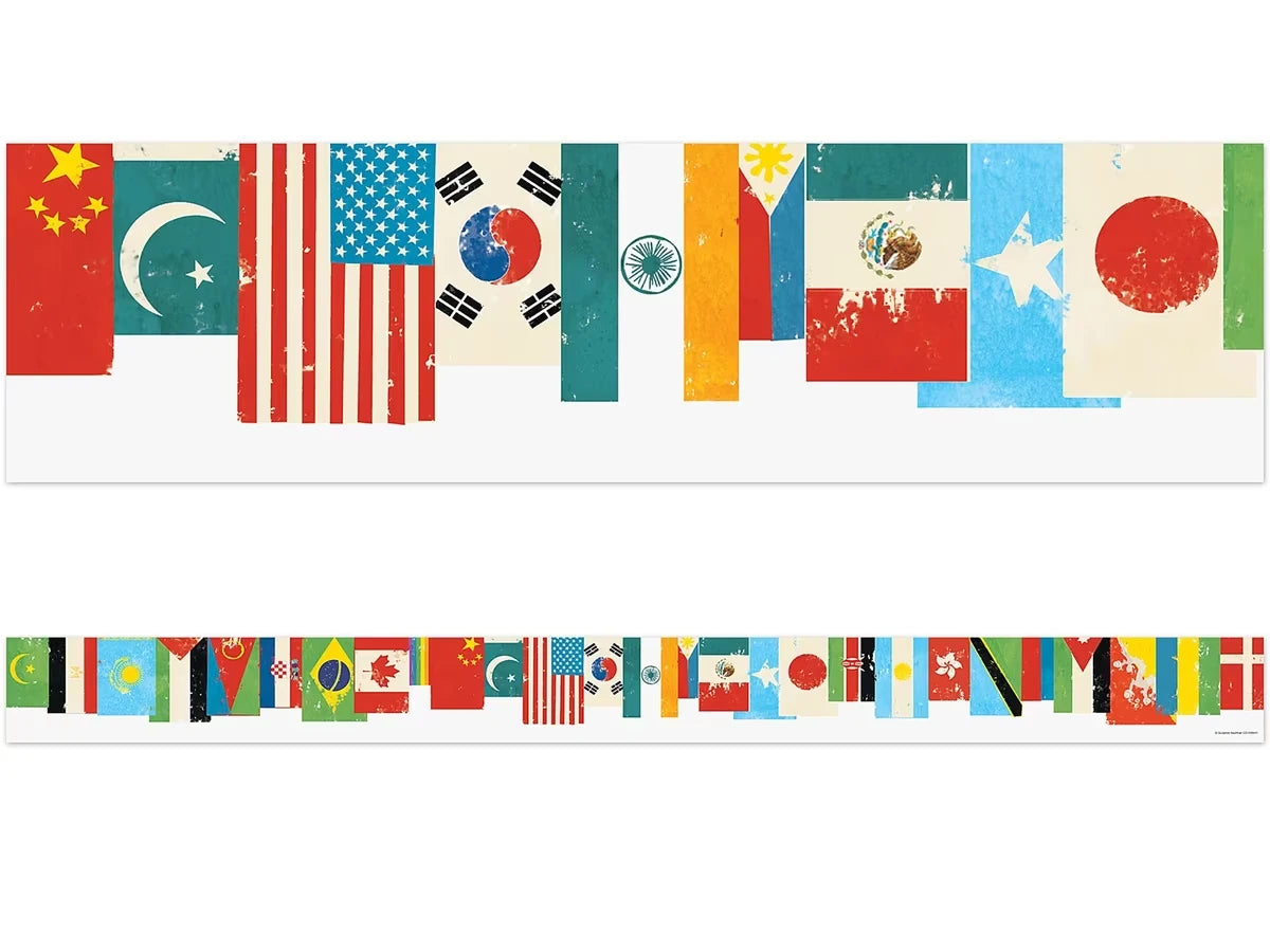 All Are Welcome World Flag Border - US 9511
