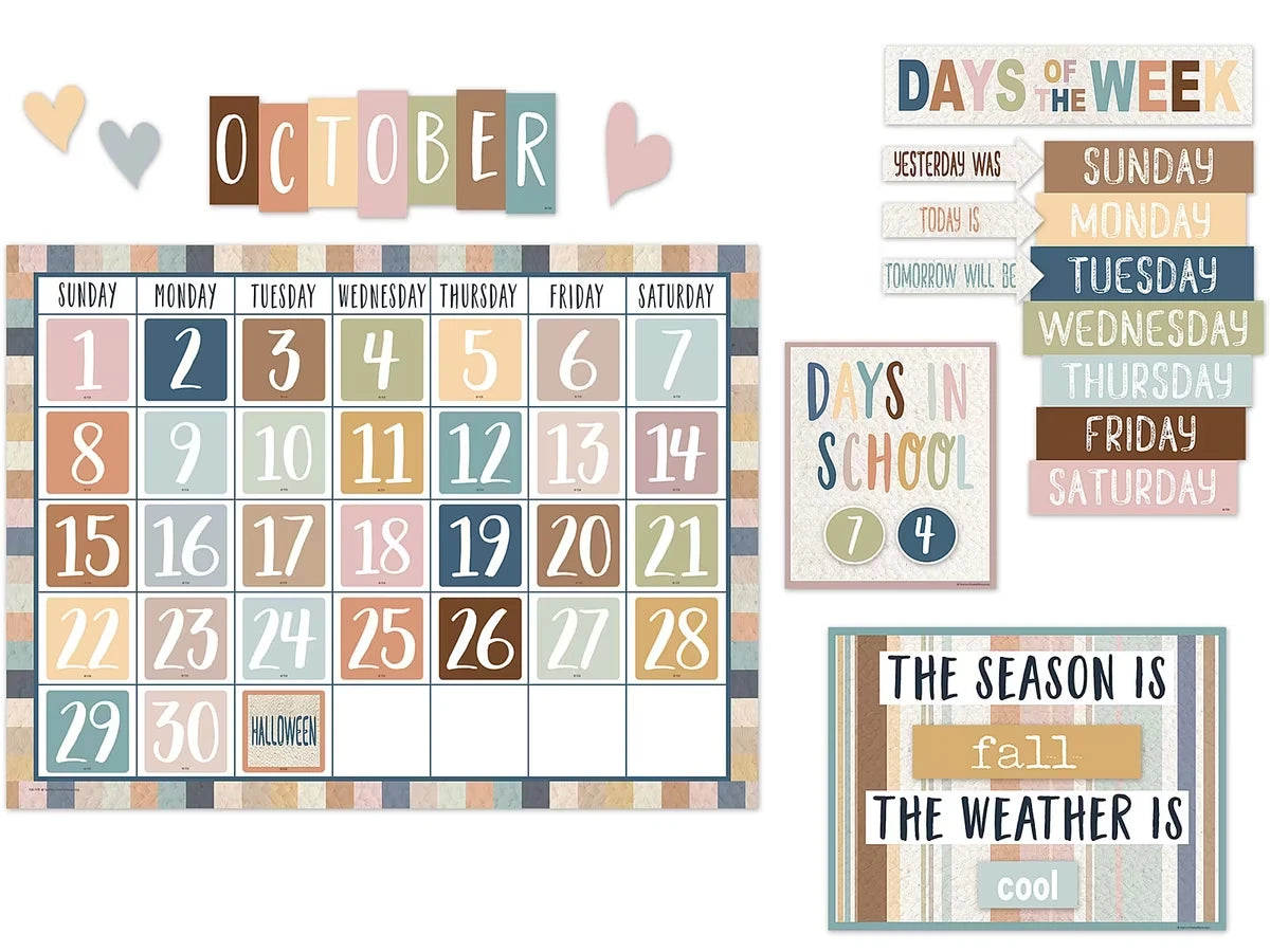 Everyone Is Welcome Calendar Bulletin Board Set - US 6922