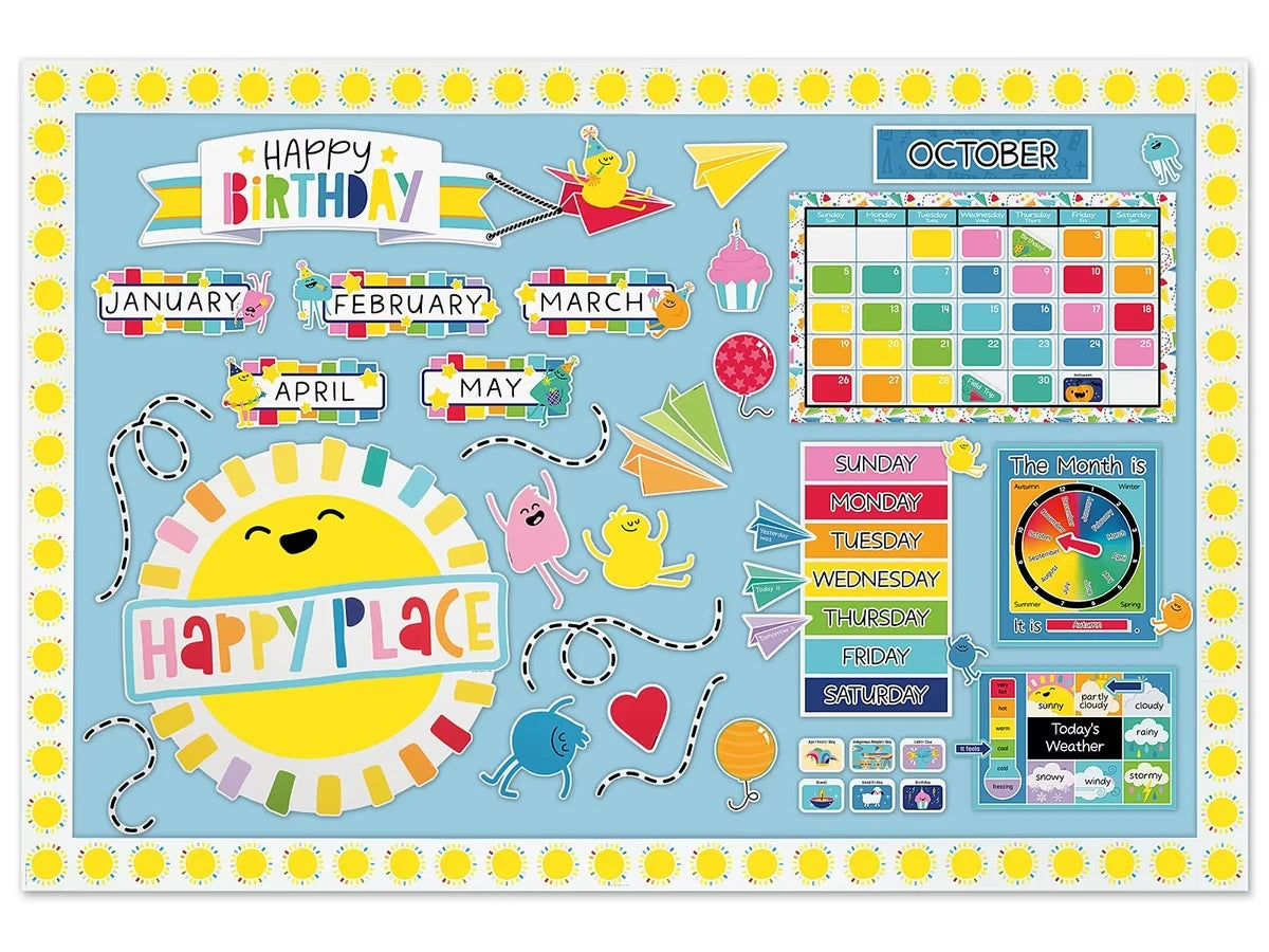 Happy Place Bulletin Board Set - US 9383