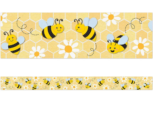 Buzzing Bees Border - US 8103