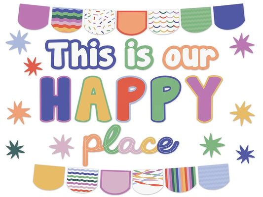 Color Crush Our Happy Place Bulletin Board Set - US 7397