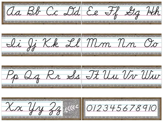 Home Sweet Classroom Cursive Bulletin Board Set - US 3829