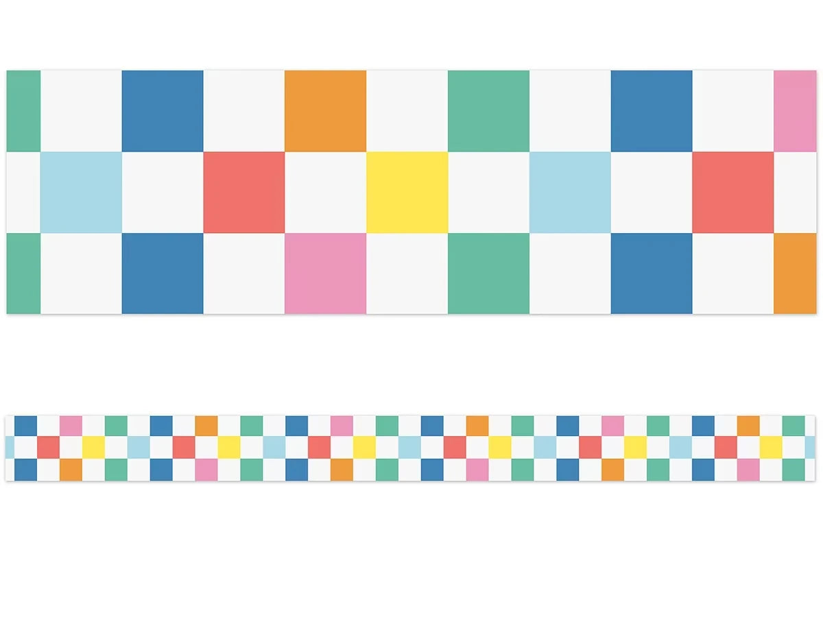 We Stick Together Checkered Border - US 7802