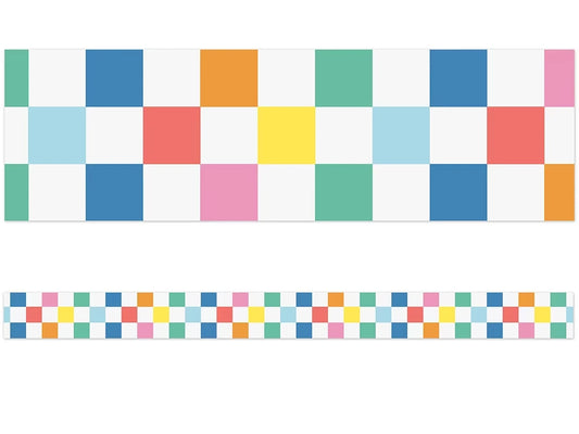We Stick Together Checkered Border - US 7802