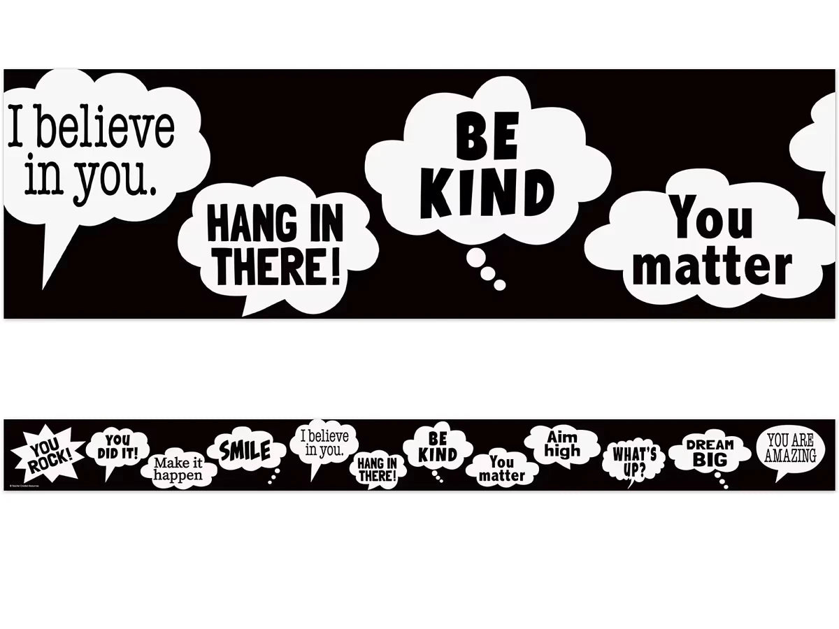 Go Wild Animals Speech Bubble Border - US 1489