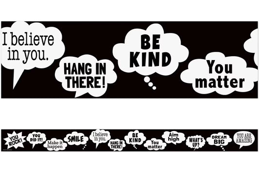 Go Wild Animals Speech Bubble Border - US 1489