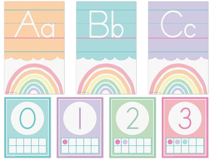 Pastel Pop Alphabet Card Bulletin Board Set - US 3415