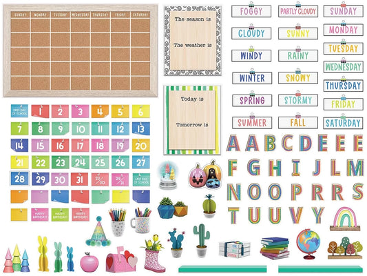 Creatively Inspired Calendar Bulletin Board Set - US 4090