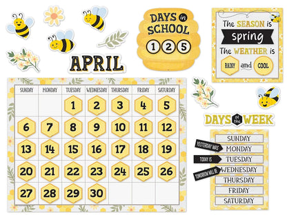 Buzzing Bees Calendar Bulletin Board Set - US 5082