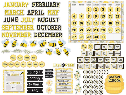 Buzzing Bees Calendar Bulletin Board Set - US 5082