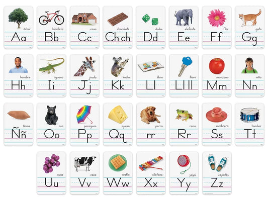 Spanish Alphabet Card Bulletin Board Set - US 2776