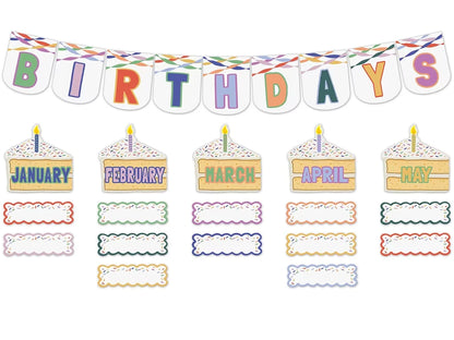 Color Crush Birthday Bulletin Board Set - US 5070