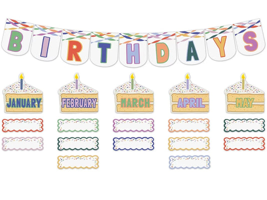 Color Crush Birthday Bulletin Board Set - US 5070