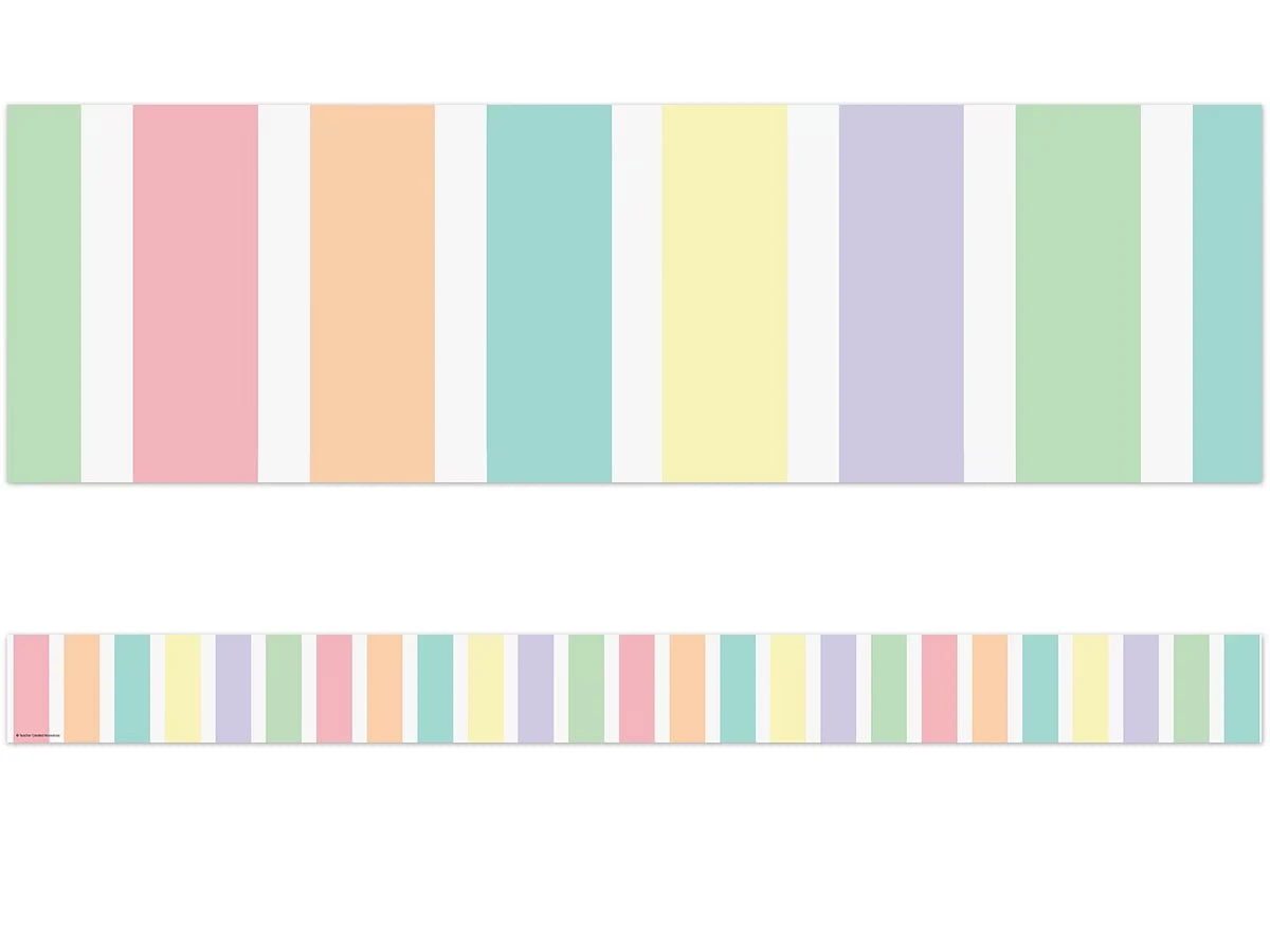 Pastel Pop Striped Border - US 5931
