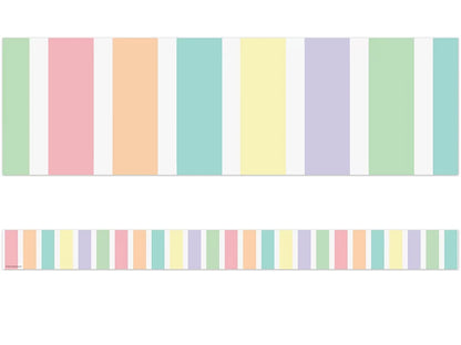 Pastel Pop Striped Border - US 5931