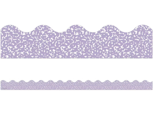 Cool for School Purple Scalloped Border - US 2765