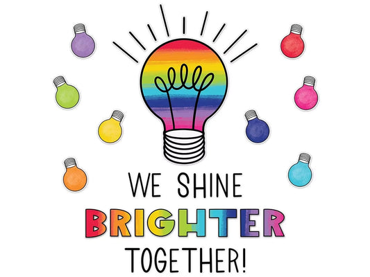 Light Bulb Moments Motivational Bulletin Board Set - US 2382
