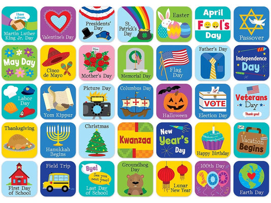 Holidays & Events Calendar Mini Accents - US 9481