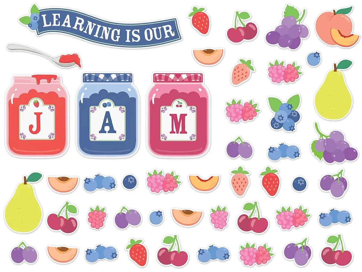 Farmers Market Learning Is Our Jam Bulletin Board Set - US 3948