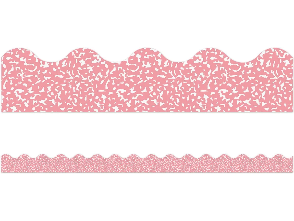 Cool for School Pink Scalloped Border - US 5680