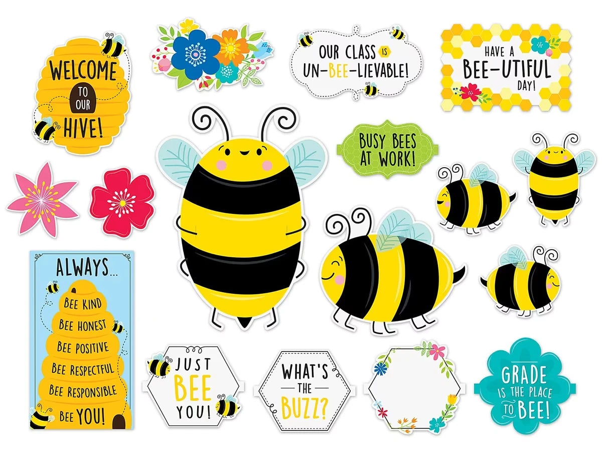 Busy Bees Welcome Bulletin Board Set - US 6519