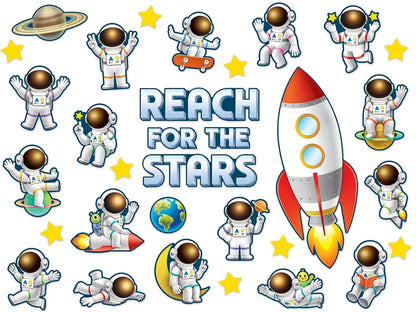Outer Space Crew Reach for the Stars Bulletin Board Set - US 9078