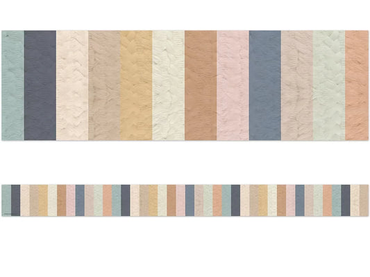 Everyone Is Welcome Woven Striped Border - US 8961