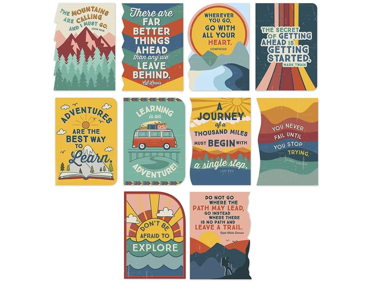 Adventurer Motivational Bulletin Board Set - US 3152