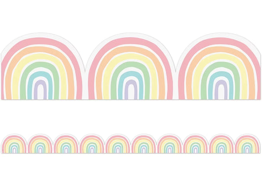 Pastel Pop Rainbow Border - US 7179