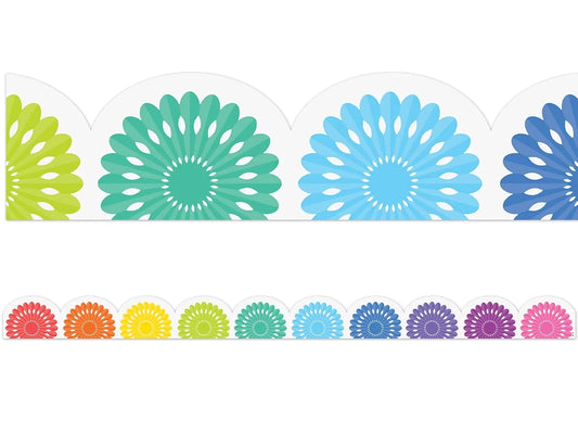 Colorful Fiesta Scalloped Border - US 6376
