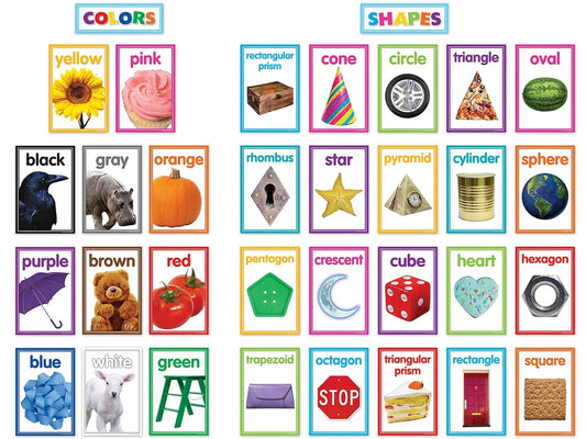 Color & Shape Photo Card Bulletin Board Set - US 7514