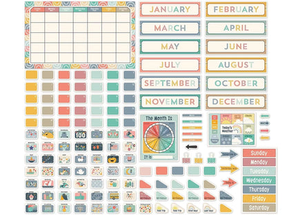 We Belong Calendar Bulletin Board Set - US 3270