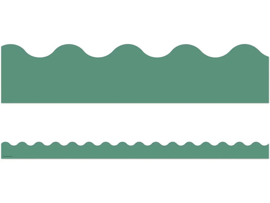 Eucalyptus Green Scalloped Border - US 2021