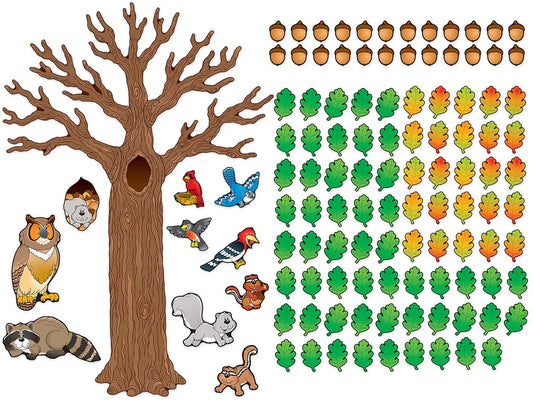 Big Tree & Animals Bulletin Board Set - US 7425
