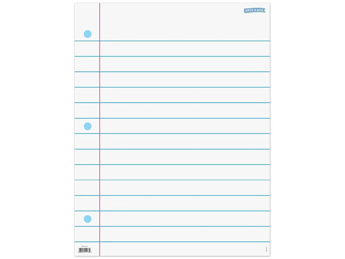 Write & Wipe Notebook Page Poster - US 1456