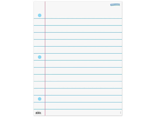Write & Wipe Notebook Page Poster - US 1456