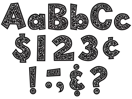 Cool for School 4" Punch-Out Letters - US 6389