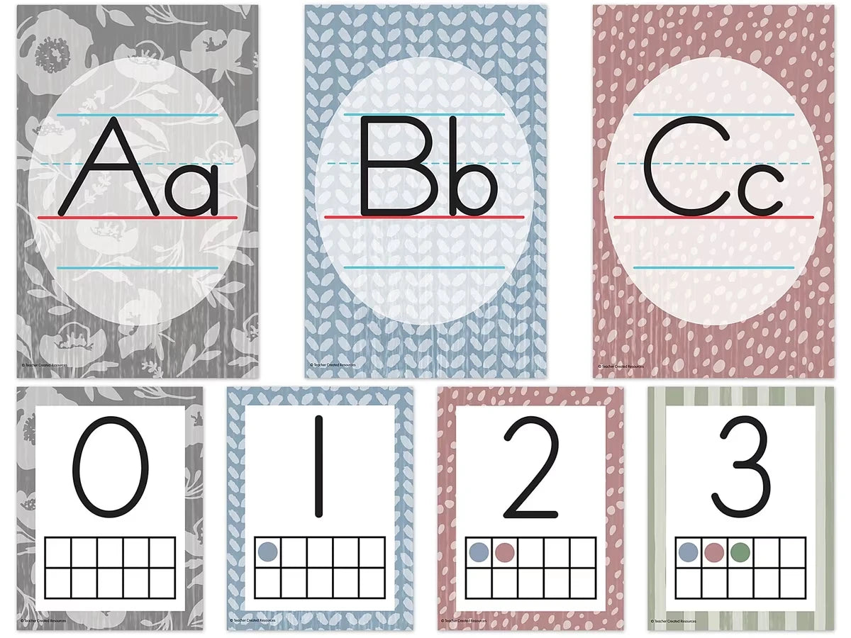 Classroom Cottage Alphabet Card Bulletin Board Set - US 3264