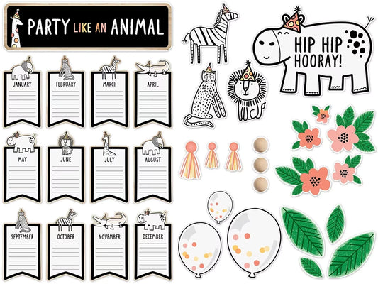Simply Safari Birthday Bulletin Board Set - US 5687