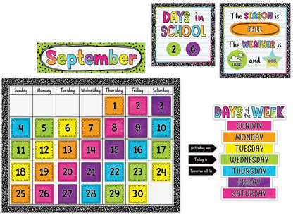 Brights 4Ever Calendar Bulletin Board Set - US 9329